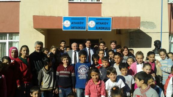 25-26 Kasım TEOG Sınavı için Ataköy Ortaokulu ziyaret edildi.